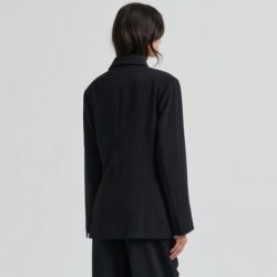 Fique fitted blazer Second Female, black