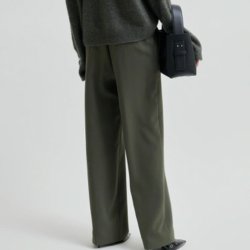 Fique classic trousers Second Female, beluga 