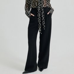 Fique straight trousers Second Female, black