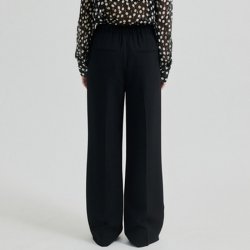 Fique straight trousers Second Female, black