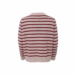 Bcdell striped knit cardigan Black Colour, wine
