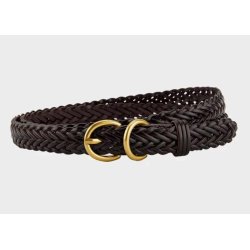 Manira belt Pliss� Copenhagen, dark brown