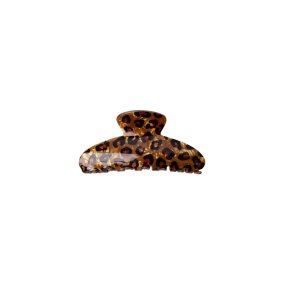 Flick hair claw Black Colour, golden brown