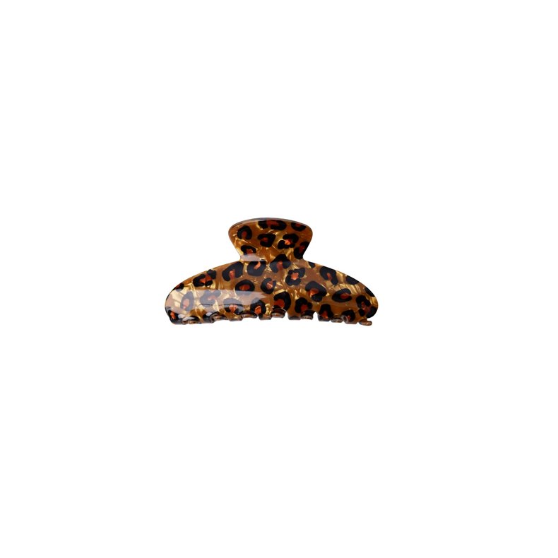 Flick hair claw Black Colour, golden brown