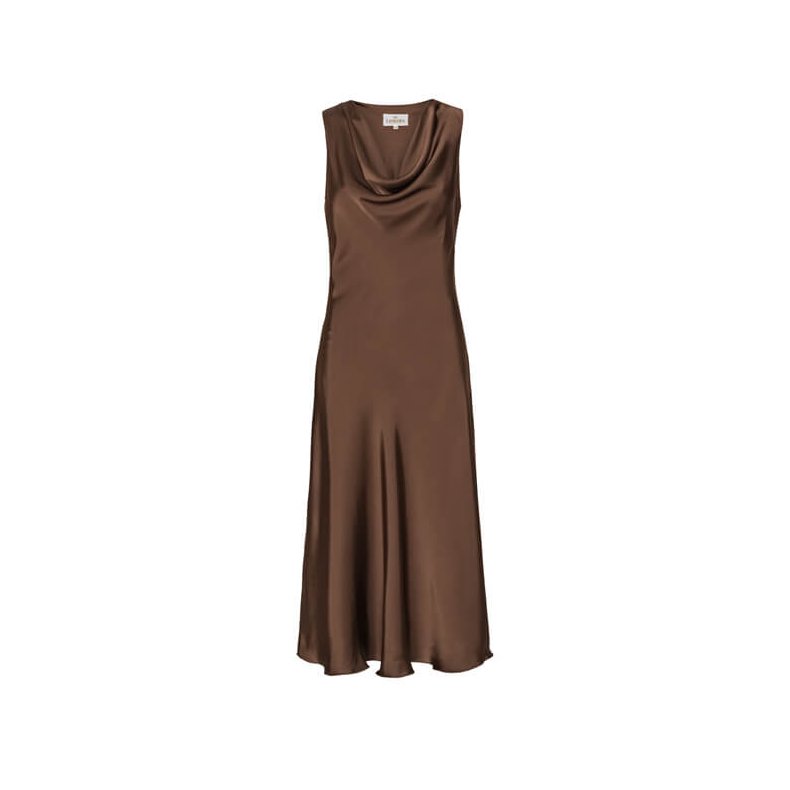 Flow dress Karmamia, semi rich brown