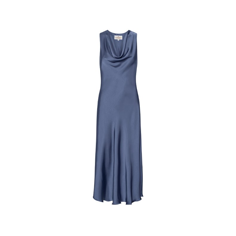 Flow dress Karmamia, semi rich crown blue