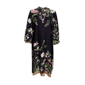 Bczennia flower dress black colour, black flower