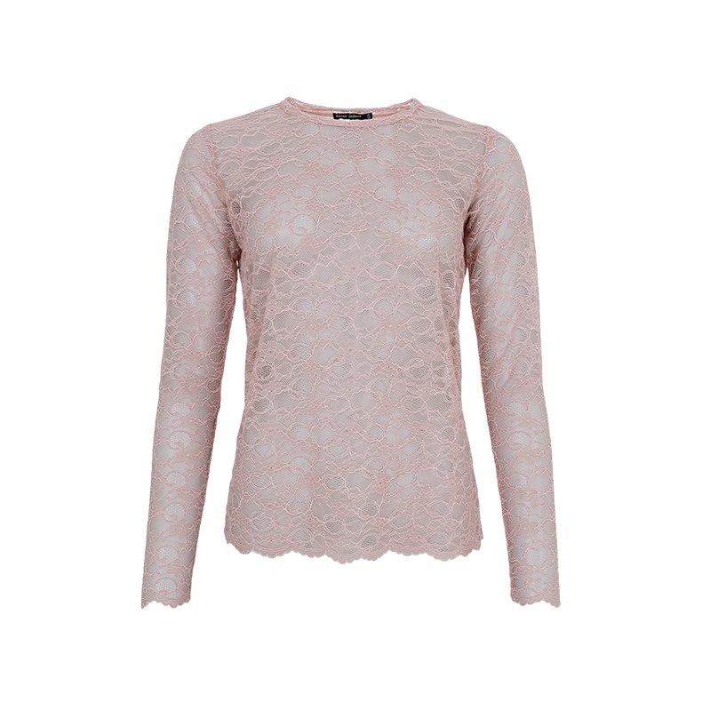 Eveline lace blouse Black Colour, frappe