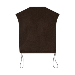 Elise loisa wool vest mos mosh, delicioso