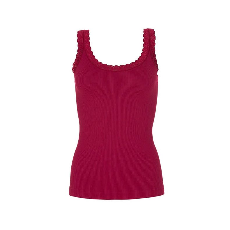 Frida rib top Tim &amp; Simonsen, bordo
