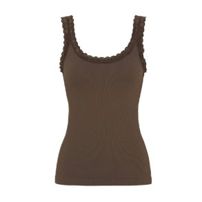 Tim & Simonsen Frida rib top, noce