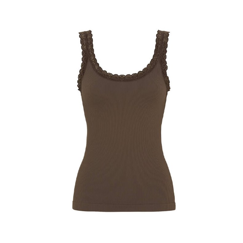 Tim &amp; Simonsen Frida rib top, noce