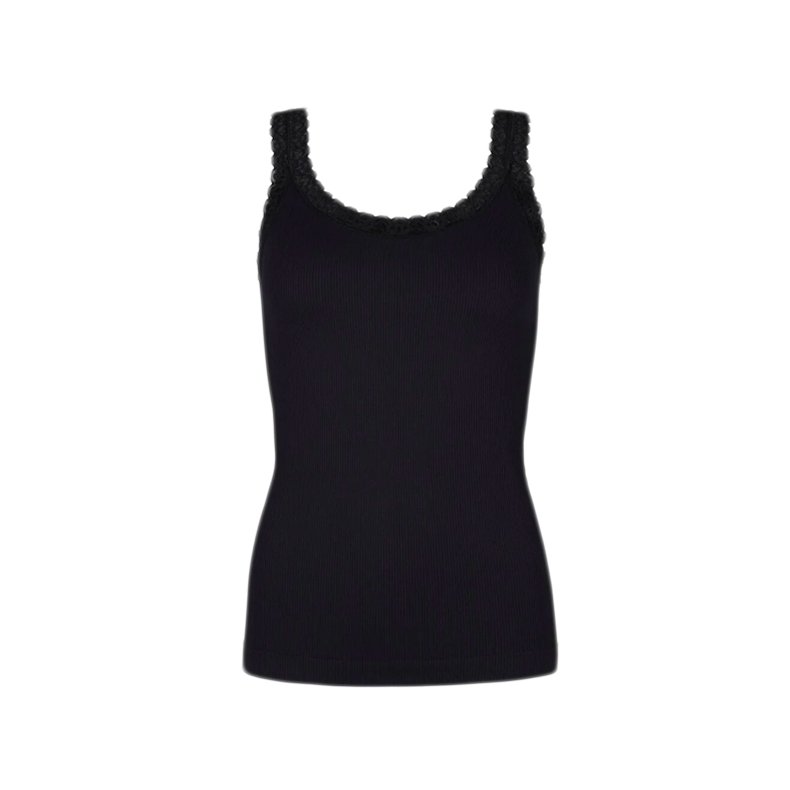 Frida rib top Tim &amp; Simonsen, nero