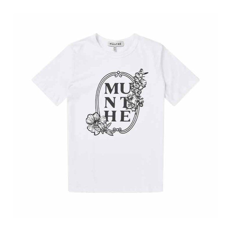 Fynella t-shirt Munthe, white