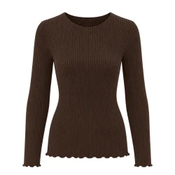 Geena blouse Amaze Cph, chocolate
