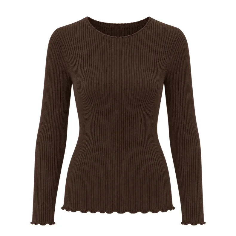 Geena blouse Amaze Cph, chocolate