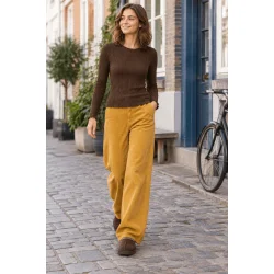 Geena blouse Amaze Cph, chocolate