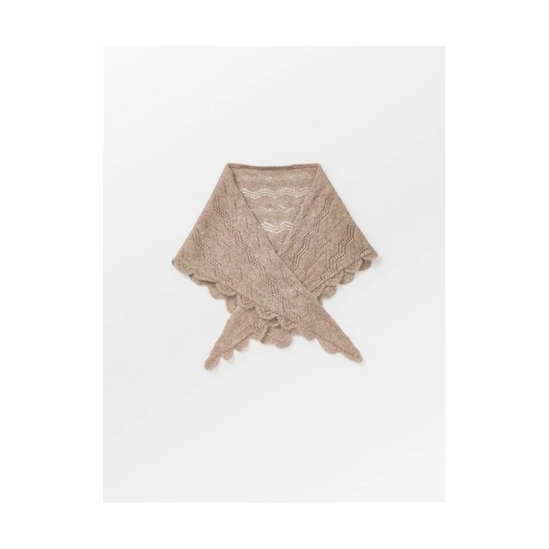 Opany triangle scarf Beck S�ndergaard, melange brown