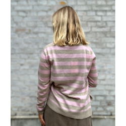 1-3 love st cashmere love striped Lulu's Love, beige/rose