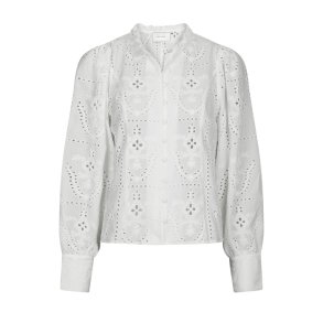 Gilda embroidery blouse Neo Noir, white