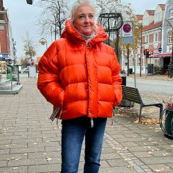 Ginny short jacket Caya, orange