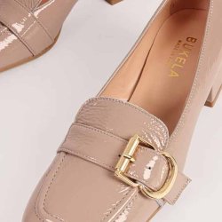 Gisla naplack loafers Bukela, nude