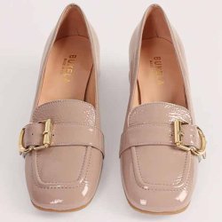 Gisla naplack loafers Bukela, nude