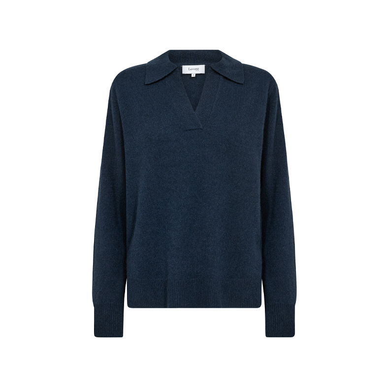 Eloise 5 pullover Levet Room, winter sky mel