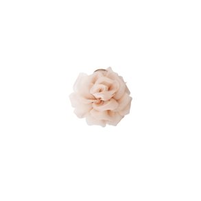 Glassy flower hair claw Black Colour, beige