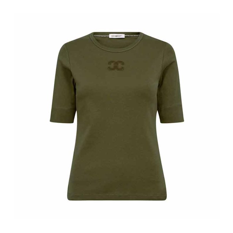 Grannycc embroidery ss tee Co'couture, military olive