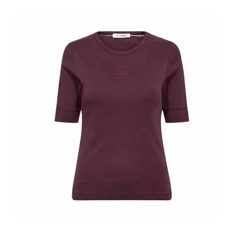 Grannycc embroidery ss tee Co'couture, winered