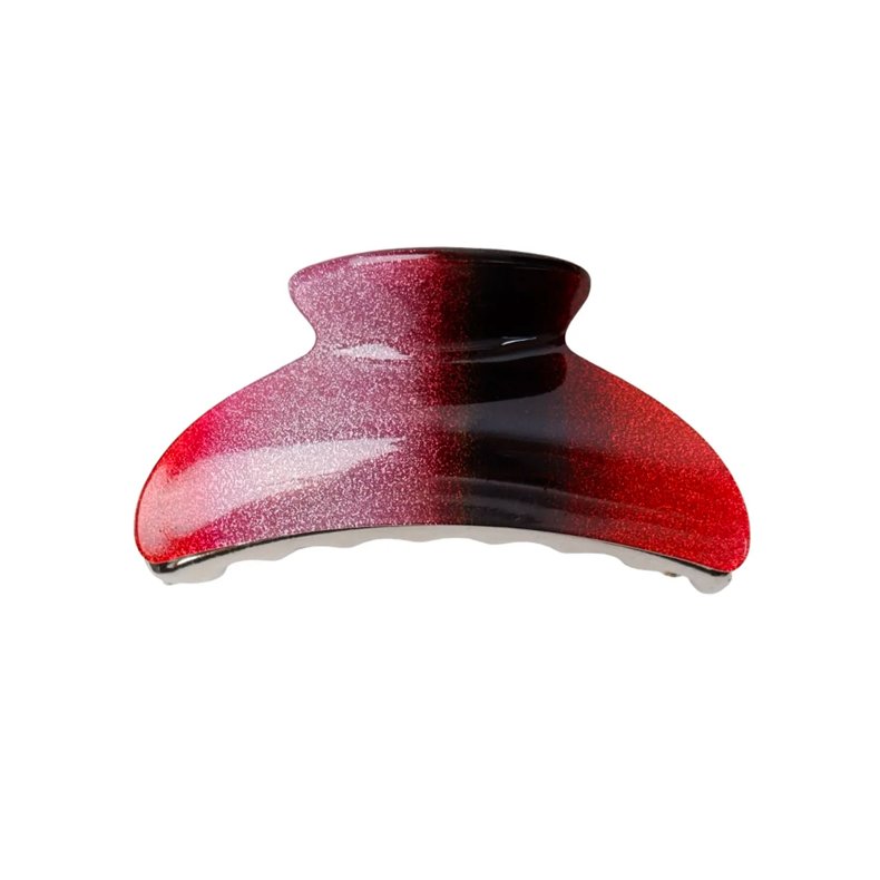 Bckaz hair claw Black Colour, red multi