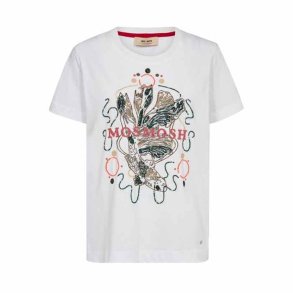 Hallin o-ss deco tee Mos Mosh, white