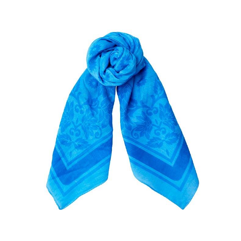 Hally mini scarf Black Colour, blue