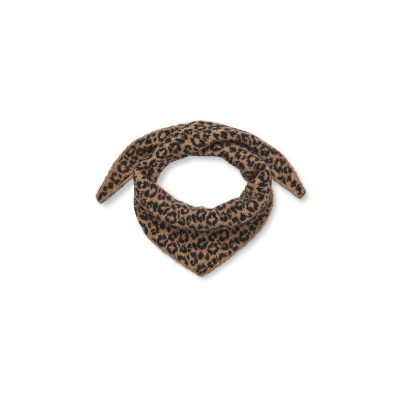 Hiko scarf SibinLinnebjerg, camel/black