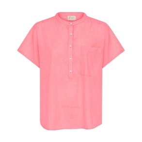Colombo ss top frau, hot coral stripe