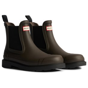 Womens chelsea commando boot Hunter, chocolate brown
