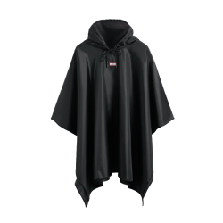 Hunter Packable poncho, black