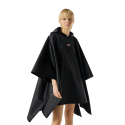 Hunter Packable poncho, black