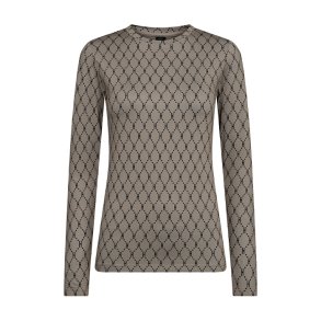 Printed blouse Hype the Detail, beige