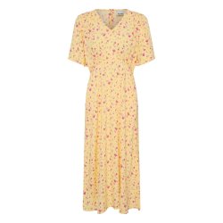 Vera dress ICHI, mellow yellow