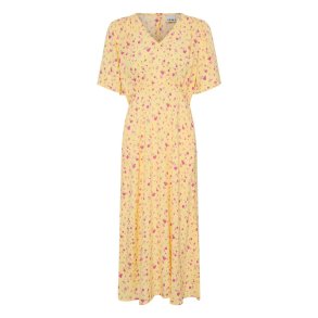 Vera dress ICHI, mellow yellow