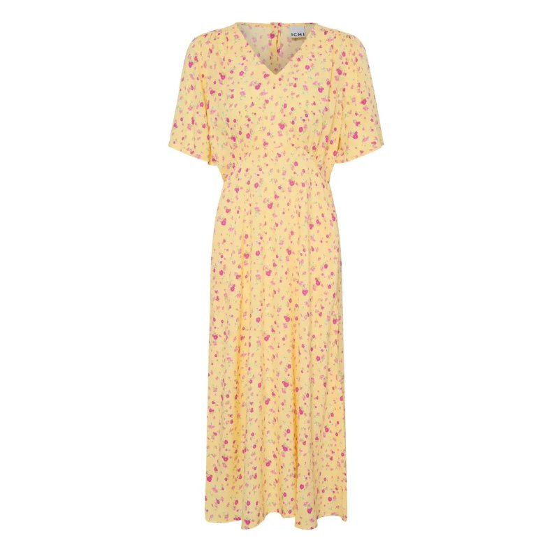 Vera dress ICHI, mellow yellow