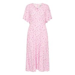 Vera dress ICHI, pink lady flower