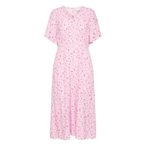 Vera dress ICHI, pink lady flower
