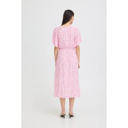 Vera dress ICHI, pink lady flower