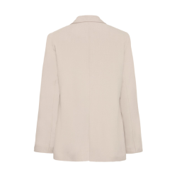 ICHI Fava long blazer, dove melange