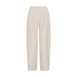 ICHI Fava barrel pants, dove melange