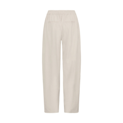 ICHI Fava barrel pants, dove melange