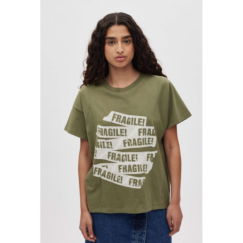 Ary fragile boxy t-shirt Rabens Saloner, green